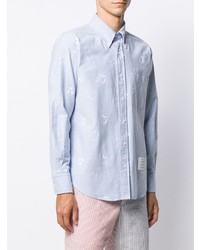 Thom Browne Sports Ball Embroidery Shirt