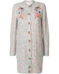 RED Valentino Floral Embroidered Cardigan