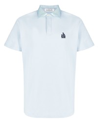 Lanvin Logo Embroidered Polo Shirt