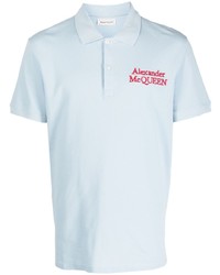 Alexander McQueen Logo Embroidered Polo Shirt
