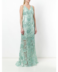 Maria Lucia Hohan Sequin Embroidered Zita Gown
