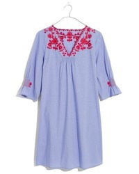 Madewell Embroidered Breeze Shift Dress