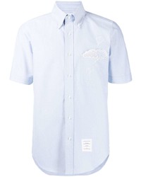 Thom Browne Embroidered Detail Short Sleeve Shirt