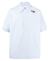 Jil Sander Embroidered Logo Short Sleeve Shirt