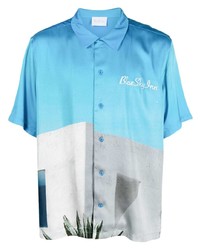 BLUE SKY INN Embroidered Logo Short Sleeve Shirt