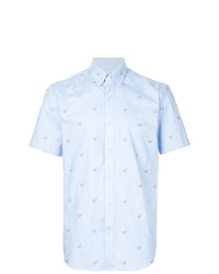 Gieves & Hawkes Partridge Embroidered Button Down Shirt