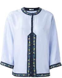 Vilshenko Embroidered Buttoned Blouse