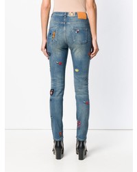 Gucci Embroidered Skinny Jeans