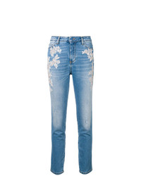 Ermanno Scervino Embroidered Skinny Jeans