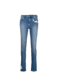 Twin-Set Embroidered Slim Jeans