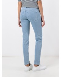 Victoria Victoria Beckham Leaves Embroidery Skinny Jeans