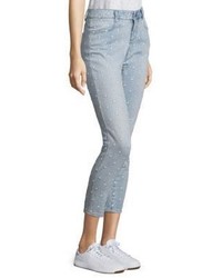 Stella McCartney Star Embroidered Skinny Jeans