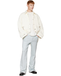 Wooyoungmi Blue Embroidered Lounge Pants