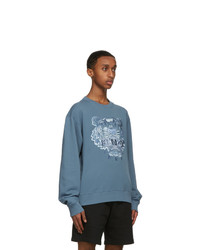 Kenzo Blue Gradient Tiger Sweatshirt