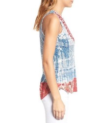 Lucky Brand Embroidered Tank