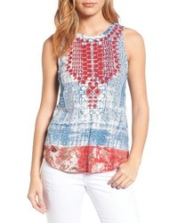 Lucky Brand Embroidered Tank