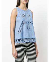 Semicouture Embroidered Tank Top