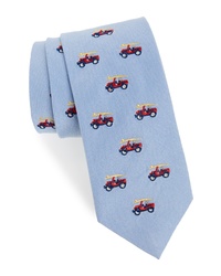 Light Blue Embroidered Tie