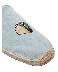 Soludos Taco Embroidered Cotton Espadrilles