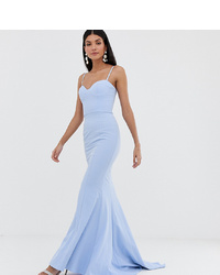 Jarlo Tall Cami Maxi Dress With Detail In Blue