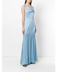 Moschino Cowl Neck Evening Gown