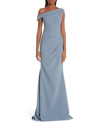 Christian Siriano One Shoulder Evening Dress