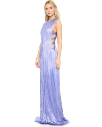 Maria Lucia Hohan Shimmer Gown With Twist Sides