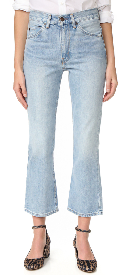 517 cropped boot cut jeans