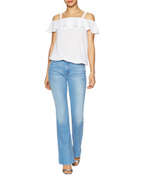 7 For All Mankind Cotton Tailorless Bootcut Jean