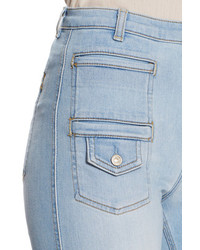 7 For All Mankind Georgia Cotton Bell Bottom Jeans