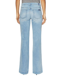 7 For All Mankind The Slim Cotton Clean Pocket Flared Jean