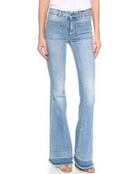 Stella McCartney 70s Flare Jeans With Patch Pockets