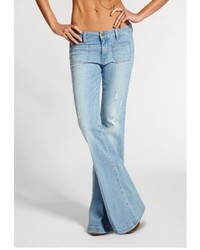 Otis 70s Mid Rise Flare Jeans In Wash