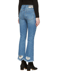 MSGM Blue Flared Jeans