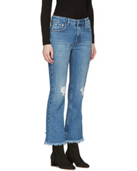 MSGM Blue Flared Jeans