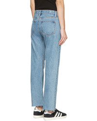 Earnest Sewn Blue Melody Crop Flare Jeans