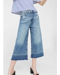 Mango Crop Flared Jeans