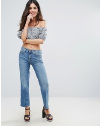 7 For All Mankind Cropped Boot Kick Jeans