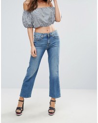 7 For All Mankind Cropped Boot Kick Jeans