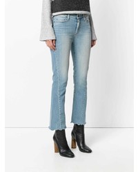 Paige Cropped Bootcut Jeans