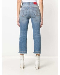 Fiorucci Cropped Flared Jeans