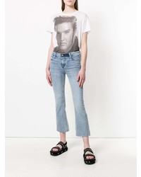 RtA Cropped Flared Jeans