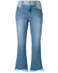 Sjyp Cropped Flared Jeans