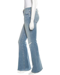 Frame Denim Le High Flare Distresed Jeans W Tags