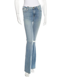 Frame Denim Le High Flare Distressed Jeans W Tags