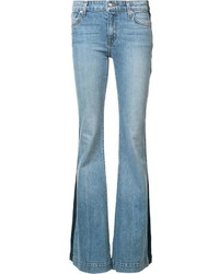 Derek Lam 10 Crosby Side Stripe Flared Jeans