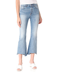 DL1961 Jackie Trimtone Cropped Flare Jeans
