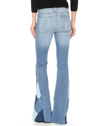 Hudson Laurel Patchwork Flare Jeans
