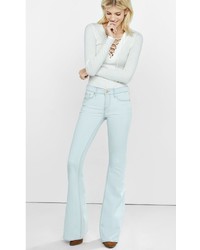 Light Wash Mid Rise Bell Flare Jeans