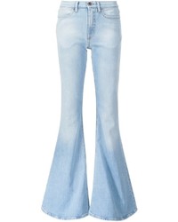 Off-White Stretch Bootcut Jeans